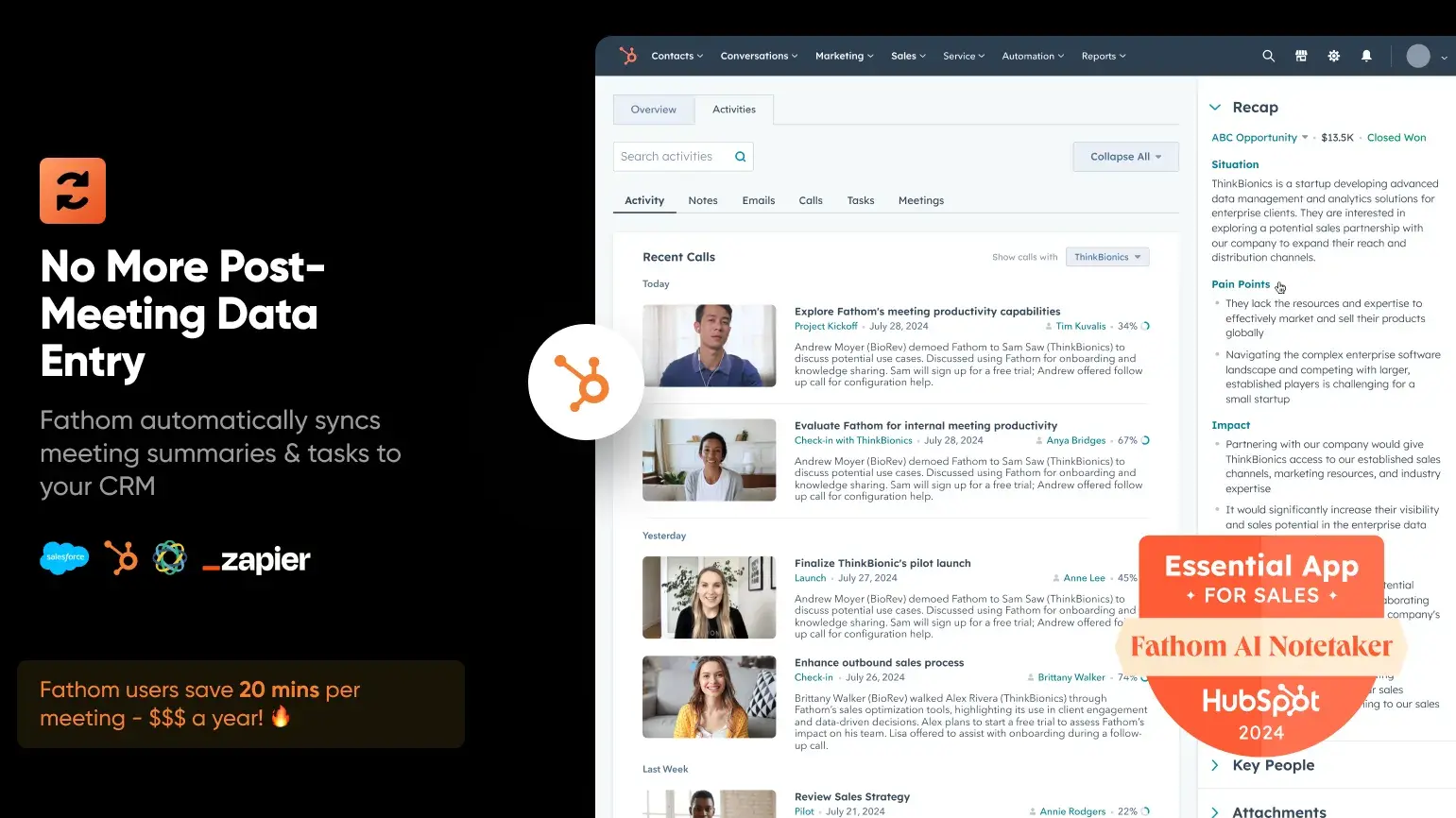 Sync AI-Generated Deal Summaries to HubSpot Deal Properties